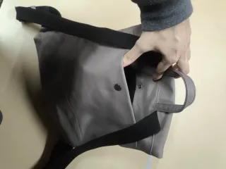 Mochila Slang Beige y Negra