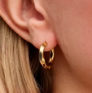 Pendientes Aros Entrelazados Shine.