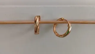 Pendientes Aros Entrelazados Shine.