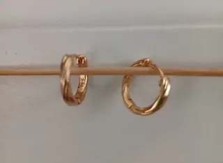 Pendientes Aros Entrelazados Shine.