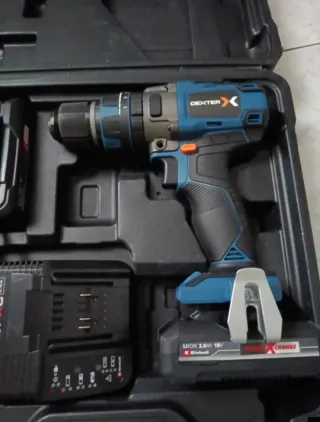 Taladro Atornillador Percutor Dexter Brushless