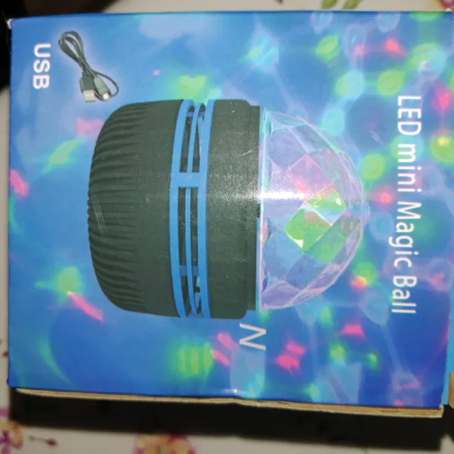 Mini Bola Mágica LED USB