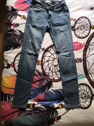 Pantalones vaqueros Jack Jones desgastados
