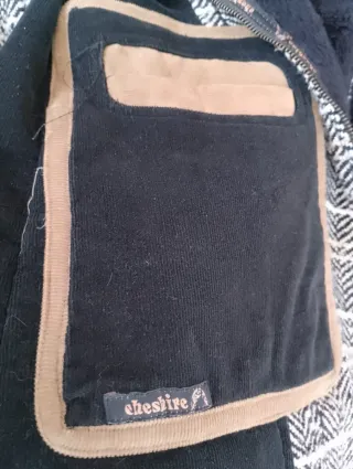 Abrigo Cheshire Lana Beige/Negro