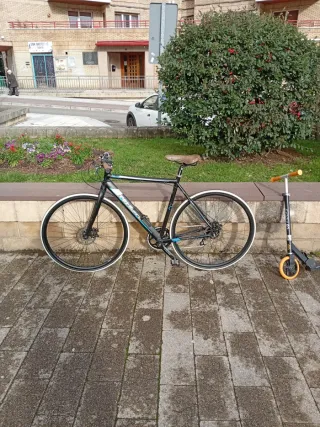 Cambio por bici eléctrica plegable.