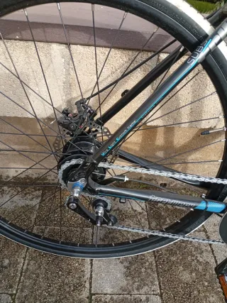 Cambio por bici eléctrica plegable.