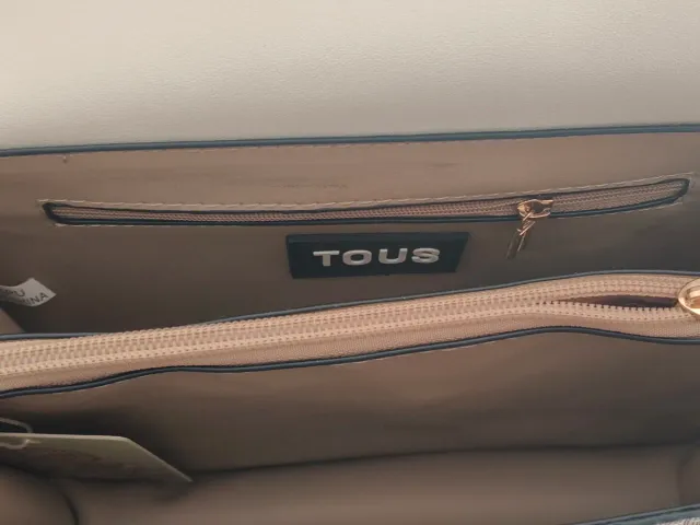 Bolso bandolera Tous mediano beige