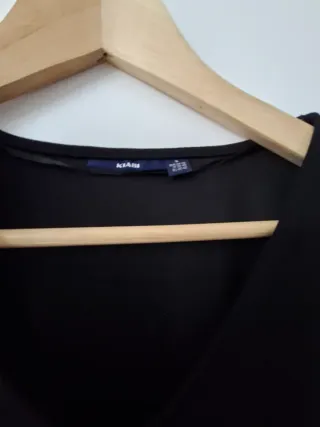 Camisa negra manga larga