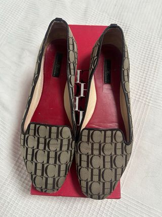 Manoletinas CH Beige y Marrón