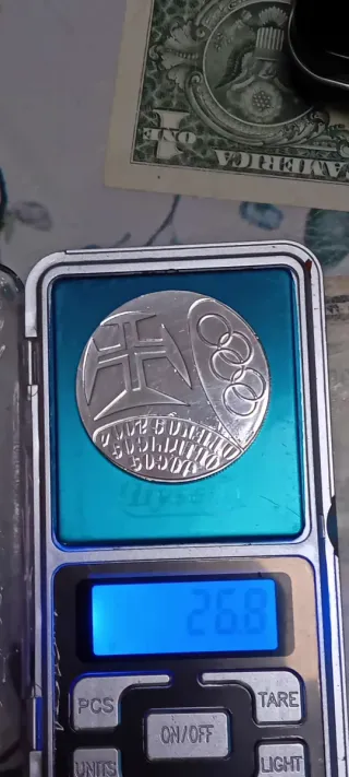 Moneda 10 Euros Portugal Plata 900