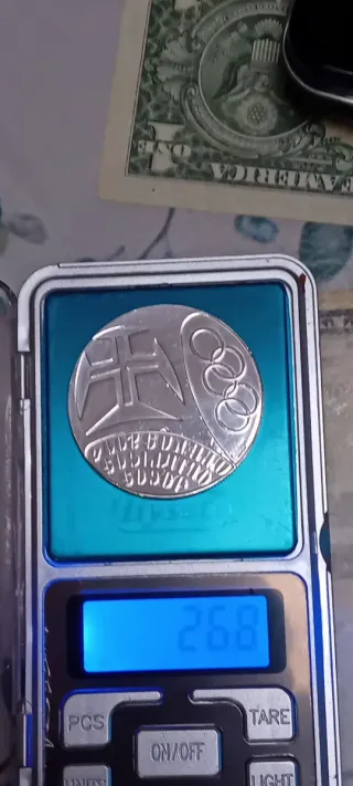 Moneda 10 Euros Portugal Plata 900