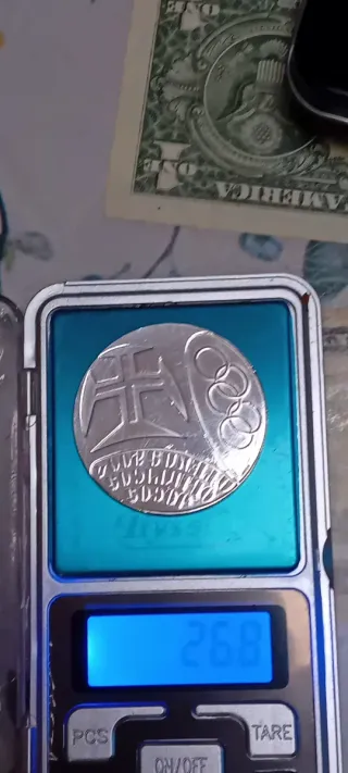 Moneda 10 Euros Portugal Plata 900