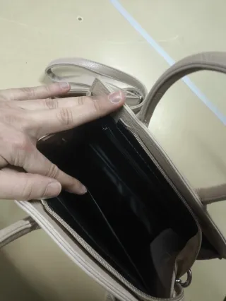 Bolso pequeño beige