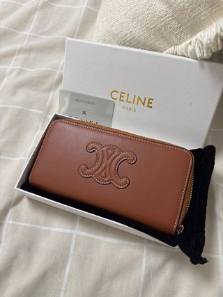 Cartera Celine Marrón Cuero