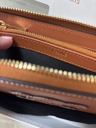 Cartera Celine Marrón Cuero