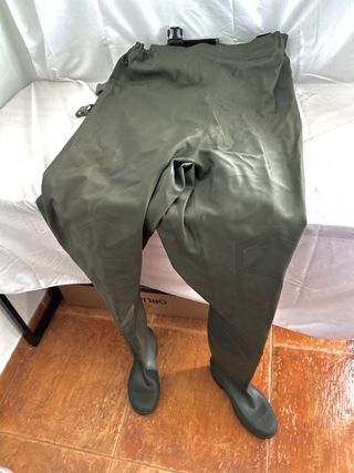 Peto Wader Pesca Impermeable Verde alta calidad