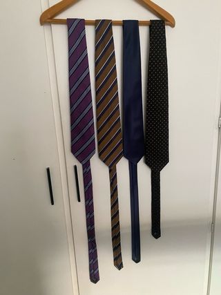 Lote 4 Corbatas Hombre Andreu, Richel, Asole Botto