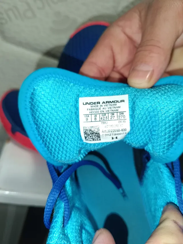 Zapatillas Under Armour HOVR Havoc 2 Azul/Rosa