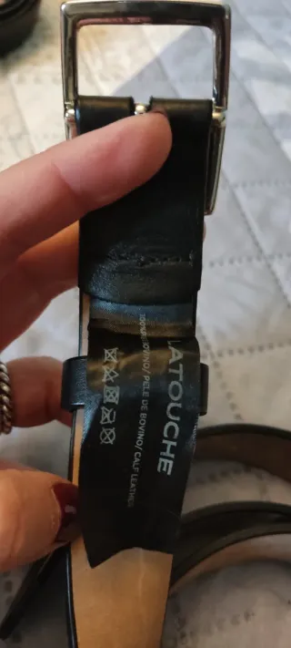 Cinturón de piel Latouche