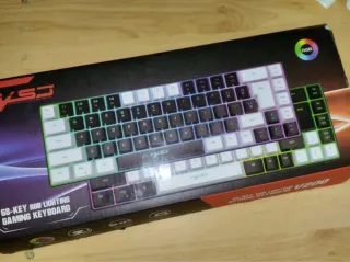 Teclado HK Gaming 68-Key RGB Gaming