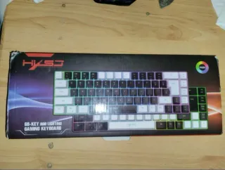 Teclado HK Gaming 68-Key RGB Gaming