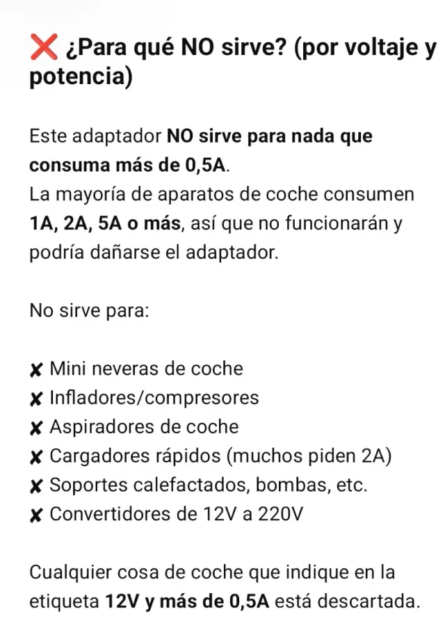 Adattatore da presa a accendisigari auto LEER