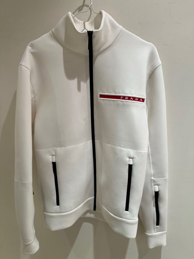 Chaqueta Prada Talla M Blanca