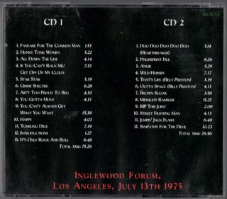 CD Rolling Stones - Los Angeles 1975