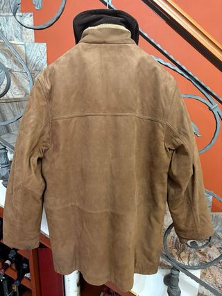 Giubbino pelle vintage anni 90 marrone