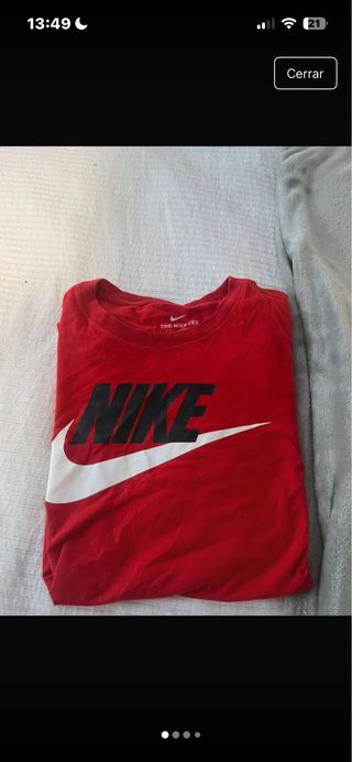 Camiseta Nike Roja Talla M