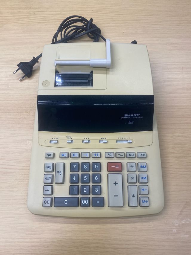 Calculadora Impresora Sharp CS-2635RH