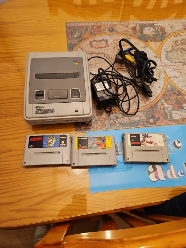Super Nintendo One Chip Grigio