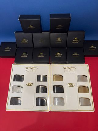 12 accendini metallici Winjet International a gas