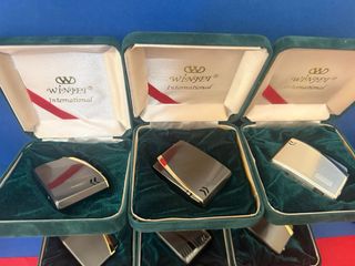 12 accendini metallici Winjet International a gas