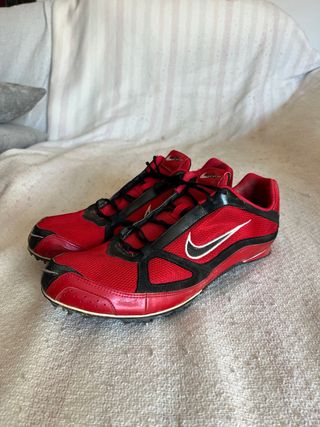Zapatillas Atletismo Nike Pista Rojas Negras