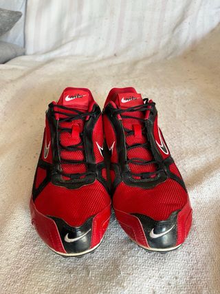 Zapatillas Atletismo Nike Pista Rojas Negras