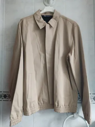 Cazadora Zara Beige Hombre