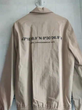 Cazadora Zara Beige Hombre