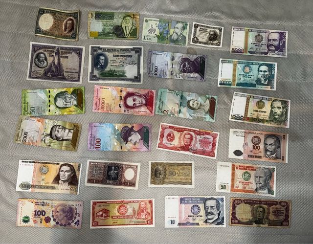 Lotto di 100 Banconote del Mondo - Collezione Varia