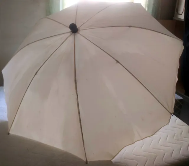 Ombrellone gigante formato famiglia tela con base