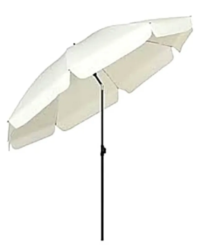 Ombrellone gigante formato famiglia tela con base