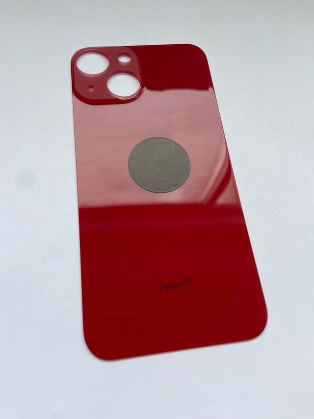Cristallo posteriore iPhone 13 Mini Rosso