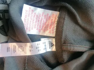 Sudadera Adidas Niño Gris y Blanca