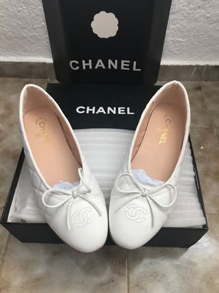 Bailarinas Chanel Blancas