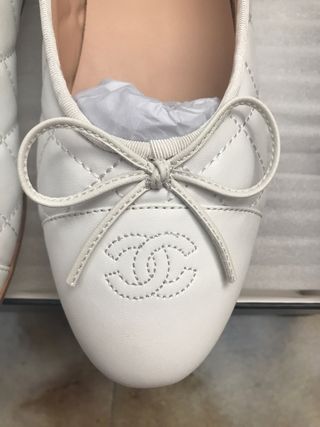 Bailarinas Chanel Blancas
