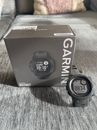 Garmin Instinct Reloj GPS Negro/Gris