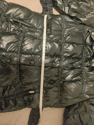 Abrigo acolchado mujer negro