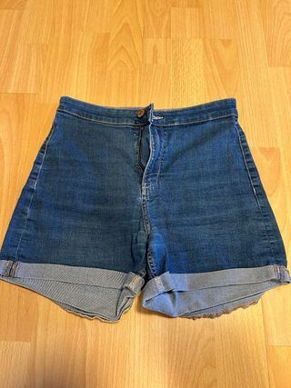 Pantalones cortos vaqueros mujer