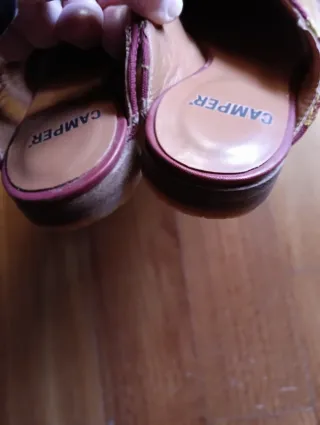 Sabot Camper ricamati bordeaux