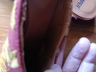 Sabot Camper ricamati bordeaux